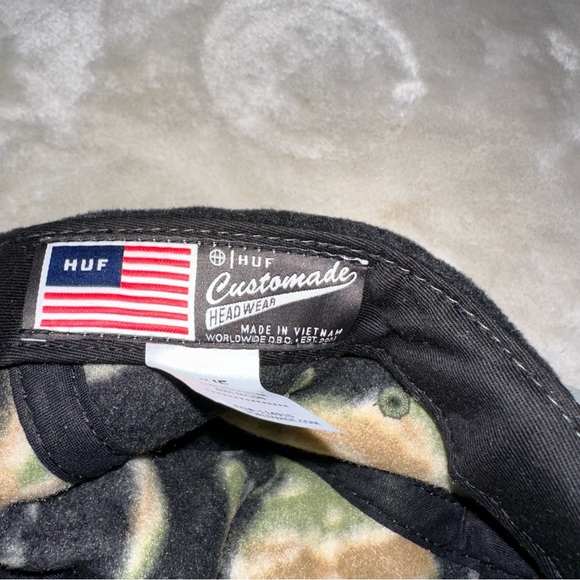 Huf Worldwide Fleece Hat Cap Camo Adjustable - Picture 8 of 8